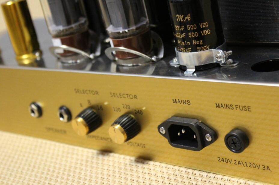 Marshall Style JTM45 Hand Wired All Tube Guitar Amplifier Head Chassis with Ruby Tubes 50W in Black Musical Instruments