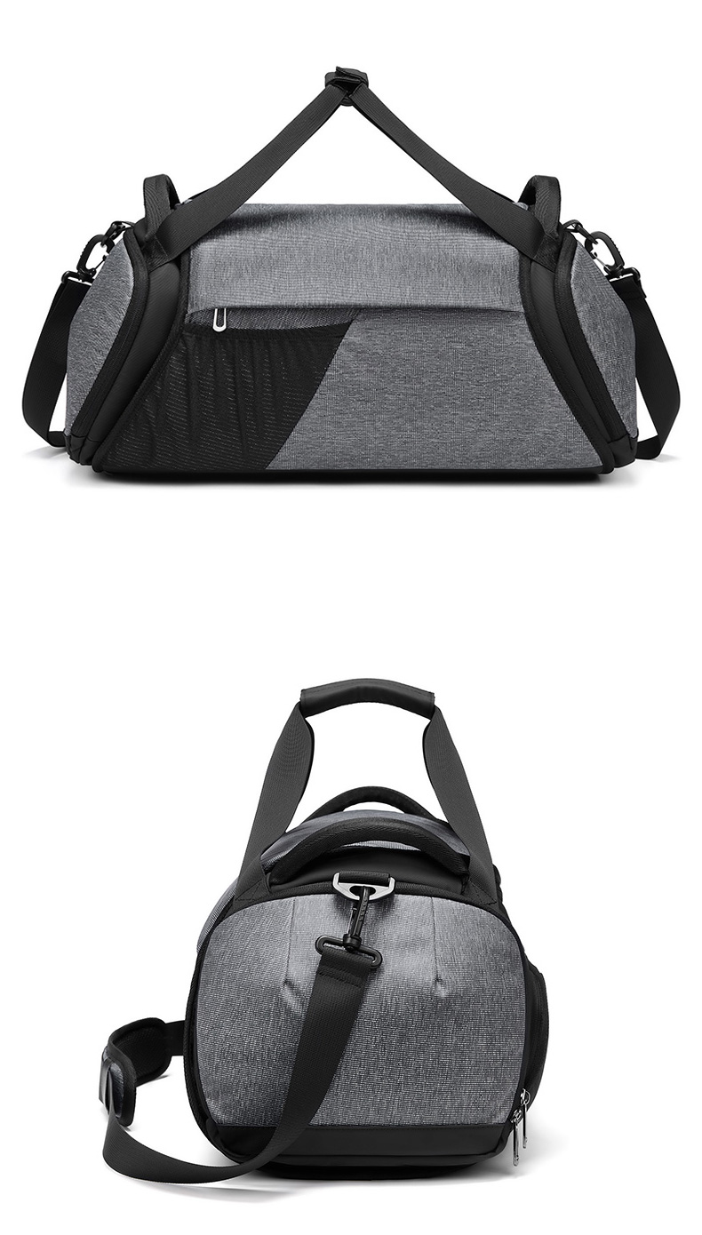Water Resisting Travel Duffle Bag Solid Color 52*22*24cm Size