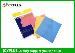 China Blue Yellow White Nylon Scrub Pad , Cloth Scouring Pads For Dishes HK0610 on sale