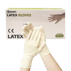Quality Medical Powdered Latex Gloves Powder Free Latex Examination Glove For Dental wholesale