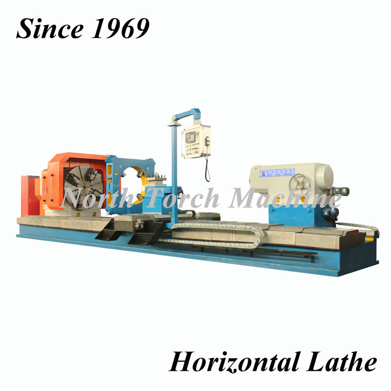Heavy Duty Lathe Machine , Conventional Turning Machine For Shipyard Propeller