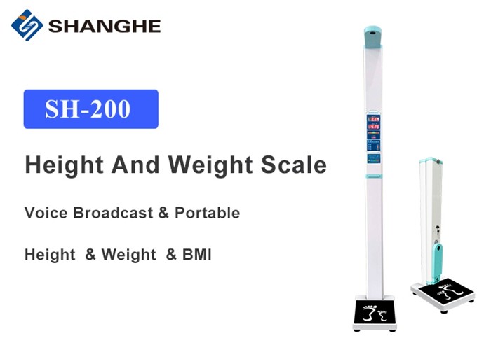 Pharmacies Clinics Coin Operated LED 235CM Digital Scale With Height Rod