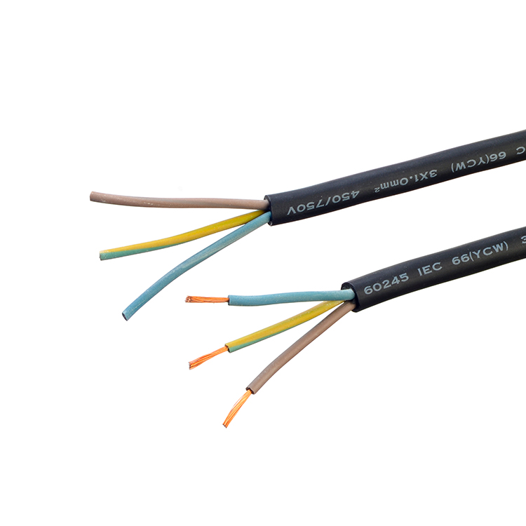 Industrial VDE Approval H07rn f 3g 2.5 Mm2 Fire Resistant Rubber Insulated Power Cable for Oil Free Electrical Applications