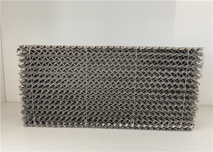 Knitted Wire Mesh Packing In Distillation Column , Structured Packing Column 500Y