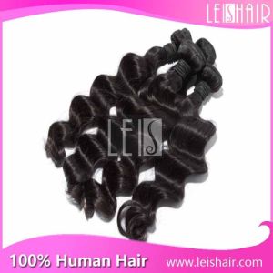 Quality Loose wave 100% peruvian virgin human hair weaving wholesale