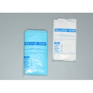 Antibacterial Disposable Plastic Gowns , Disposable Patient Gowns Professional