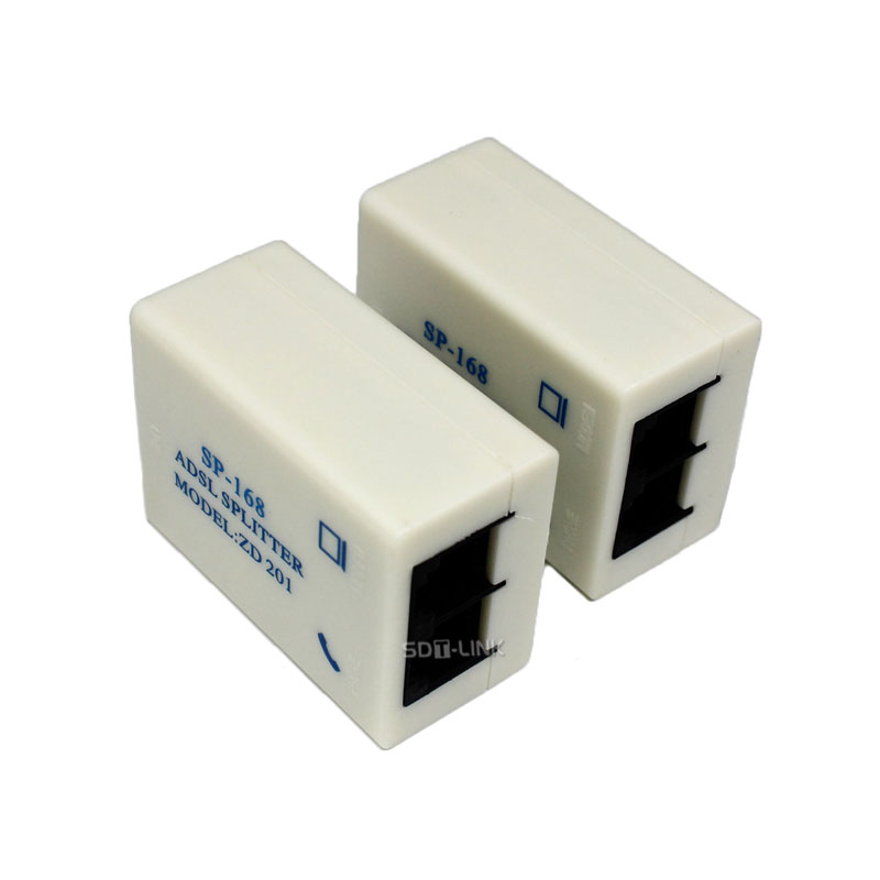 SP-168 ADSL RJ11 RJ45 Telephone Broadband Splitter 60 Watts Average Power 4.4MHz Bandwidth