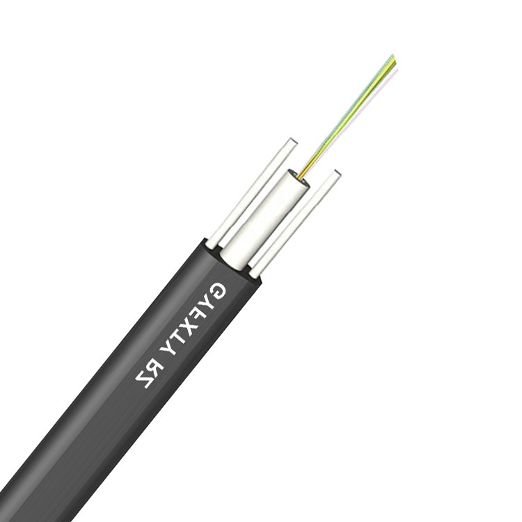 1000N Outdoor GYFXTY Flat Fiber Optic Cable 8 Core 12 Core