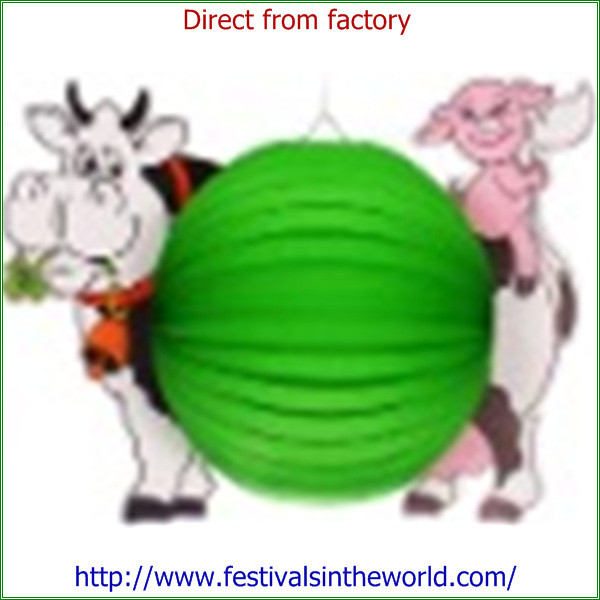 Quality printed animal paper lantern craf wholesale