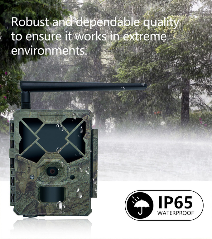 Monitor Wildlife 4G wireless Trail Camera APP Remote Remote low price 18650 battery long working time