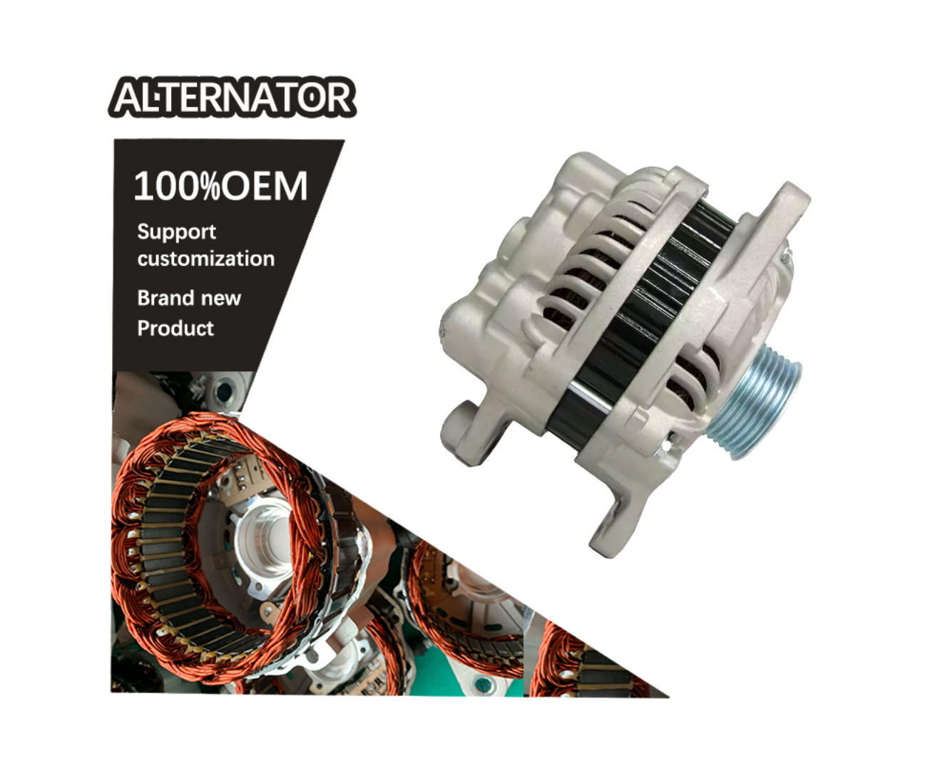 Alternador 12V 90A MAZDA Demio 2005 DBA-DY3W Z60118300, Z6118400 Z601-18-300 Z61-18-400 A3TG1691 A003TG1691