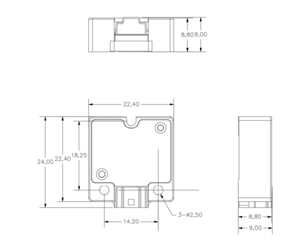 Compact and Low Weight IMU Inertial Sensor Inertial Measurement Unit