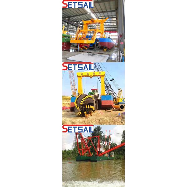 ISO Certification Cutter Suction Dredger Used in Port Construction