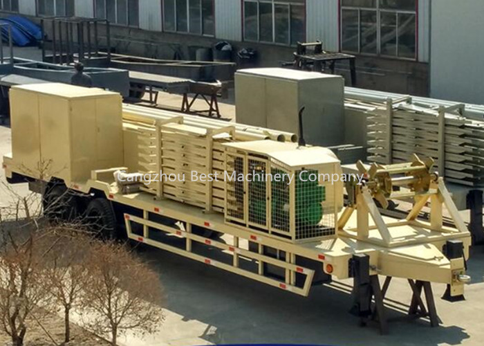 Long Span Steel Material Building Roofing Sheet Roll Forming Machine CE / BV / SGS