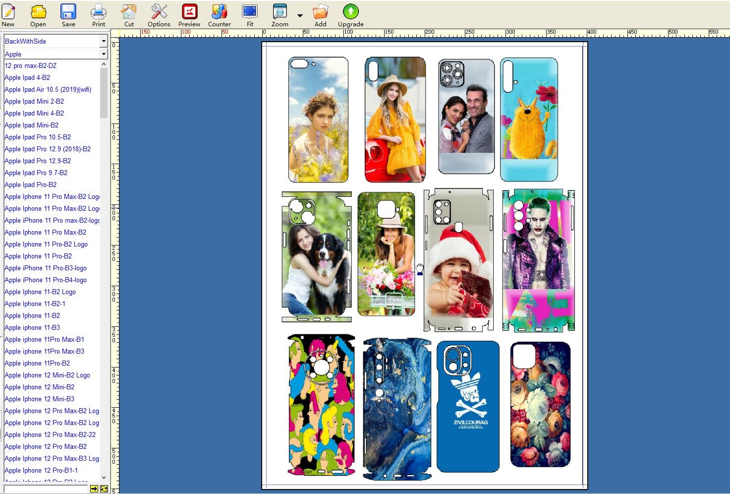 Desktop Mobile Skin Cutter Sticker Printer Machine ODM