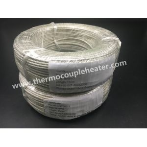 High Temperature Cable Fiberglass Insulated With Stainless Steel Mesh Protection