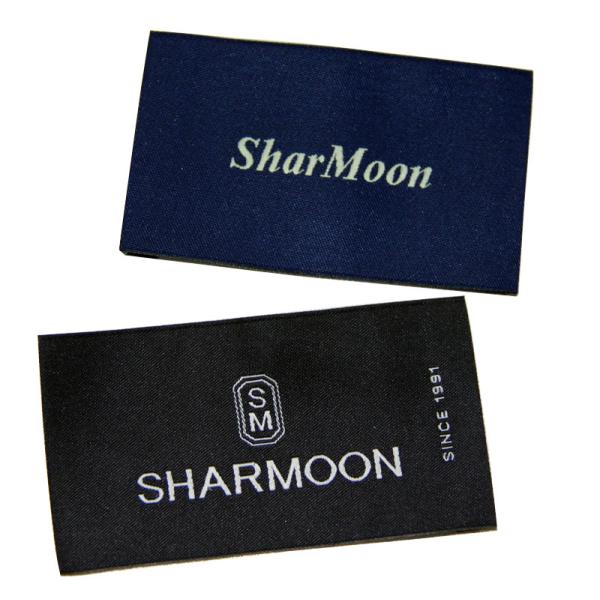 Gold Thread Clothing Woven Labels Custom-made Custom Color for Men Garment