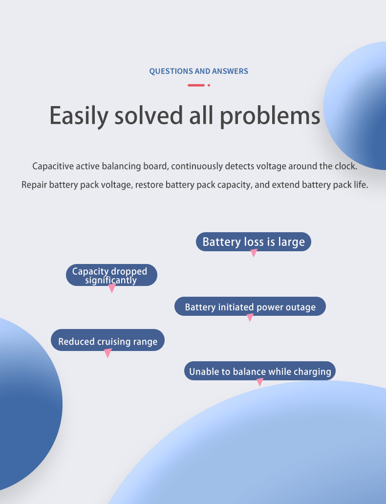 Enerkey 5a Active Balancer 3s 4s 6s 7s 8s 12s 13s 14s 15s 16s Lfp Lto Li-ion Lifepo4 Balancer Capacitor Equalizer