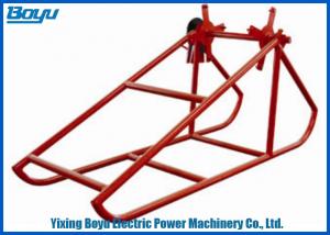 China 20kn - 30kN Cradle Reel Elevators Welded Steel For Tension Stringing on sale