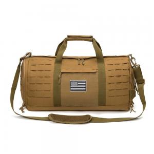 Quality Tan Color Durable Duffel Bag 40L Sport Gym Bag With Anti Slip Mat wholesale
