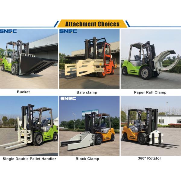 3ton LPG Fork Lifter Gas Propane Forklift with Fork Positioner and Side Shifter