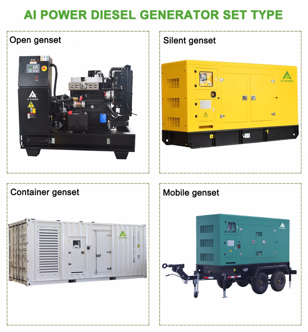 300A 1800 Rpm Chinese Diesel Generator 400 Kva Diesel Engine Generator Set