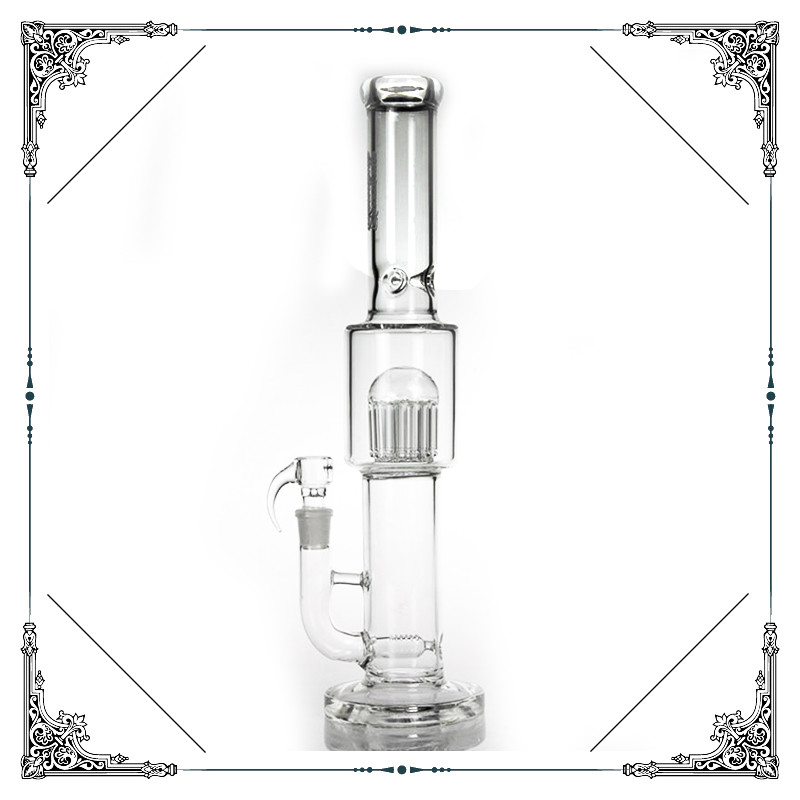 Sovereignty 18 Inch Tall Glass Smoking Water Pipe 12 tree arms Perc Hookah Bongs