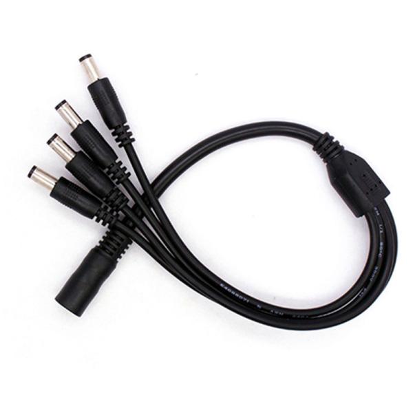 DC Female To Male 15cm Splitter Cable Barrel Plug For CCTV Cameras