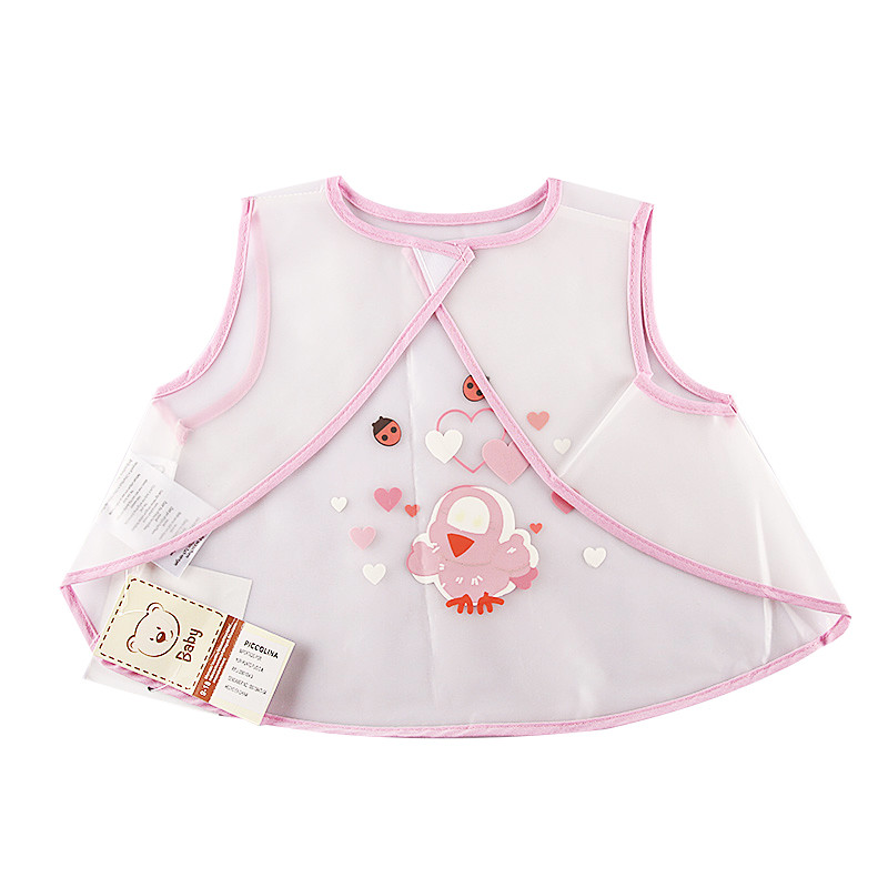 Kid Girl Boy Polyester Waterproof Feeding Eating Cute Toddler Bib For Baby