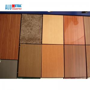 China Exterior Wall 3mm Wooden Aluminum Composite Panel Recycled on sale