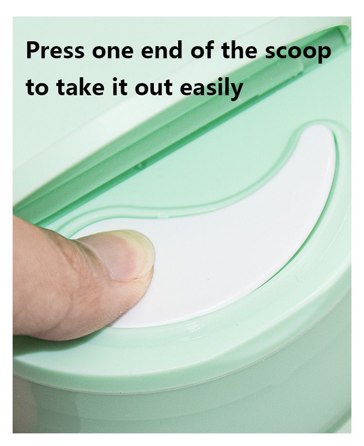Detachable Cosmetic Cream Jars With Spoon 100g Recycled Sustainable PP Packaging