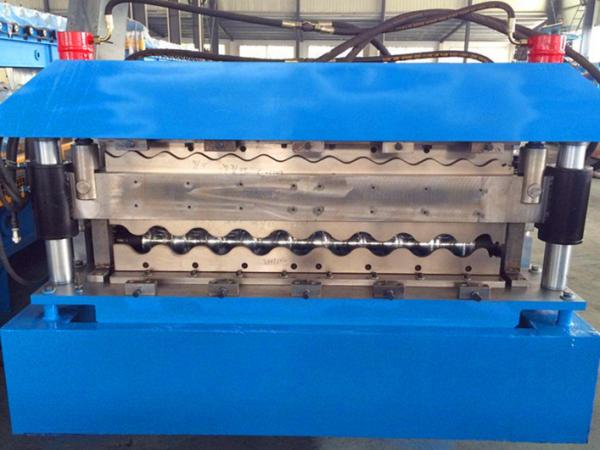 Cheap Steel Sheet Roof   Roll Forming Machinery With  Hydraulic Cutting Device  11KW Motor for sale