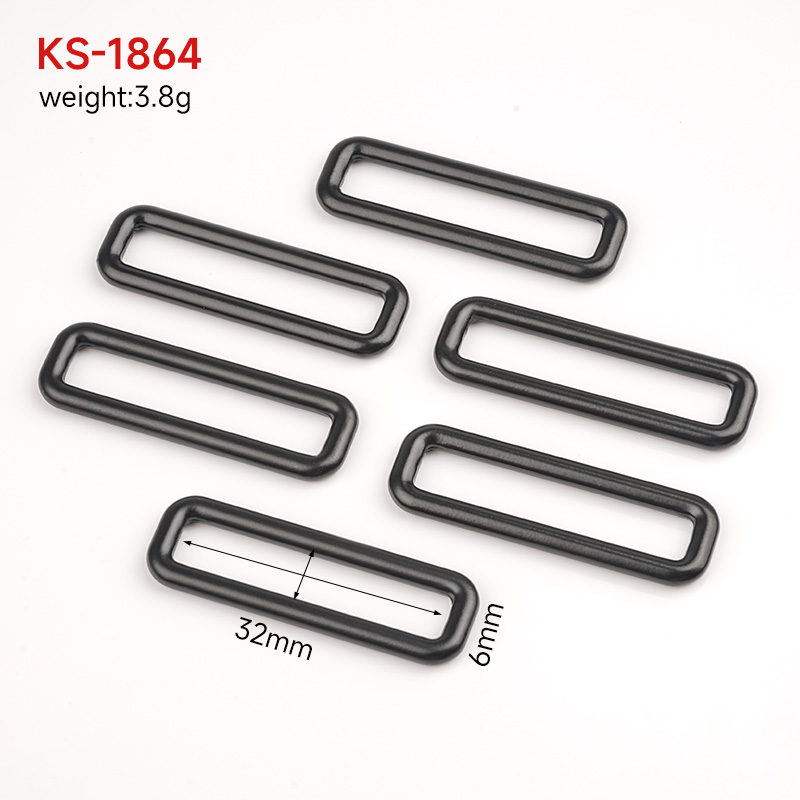 Professional 1.25 Inch Rectangular Rings Rectangle Adjustable Metal Buckle for Bag