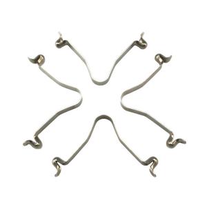 Quality Lock Metal Spring Clips Push Button Fasteners Tent Pole Spring Clips  0.23inch wholesale