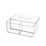 OEM PET Transparent Tissue Box Desktop Acrylic Kleenex Box