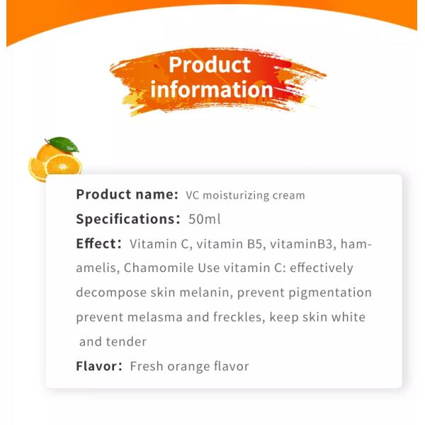 Face Cream Cruelty-free Anti-aging Whitening and Hyaluronic Acid Vitamin C Face Cream for Removal Melasma