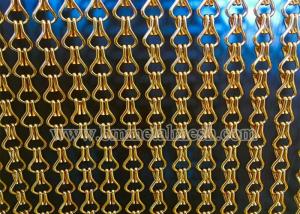 China Decorative Metal Chain Fly Screen As Door Curtain For Room Divider on sale