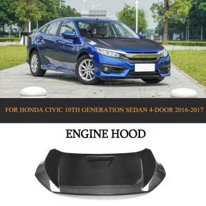 China 2016 Carbon Fiber Hood Car Bonnet for Honda Civic 10th 16-17 on sale