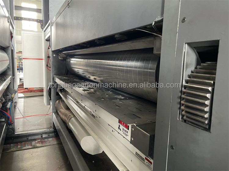 Advanced Corrugated Carton Box Flexo Two Colors Printer Slotter Rotary Die Cutter Machine