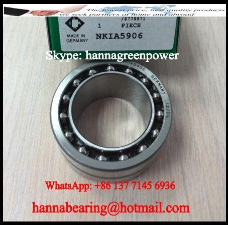 NKIA5912 Single Direction Needle Roller / Angular Contact Ball Bearing