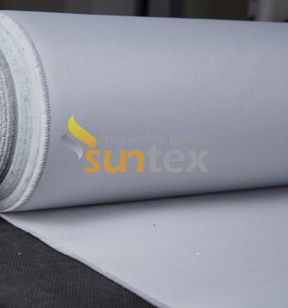 Heat Resistant Silicone Coated Fiberglass Cloth Insulation Fireproof Silicone
