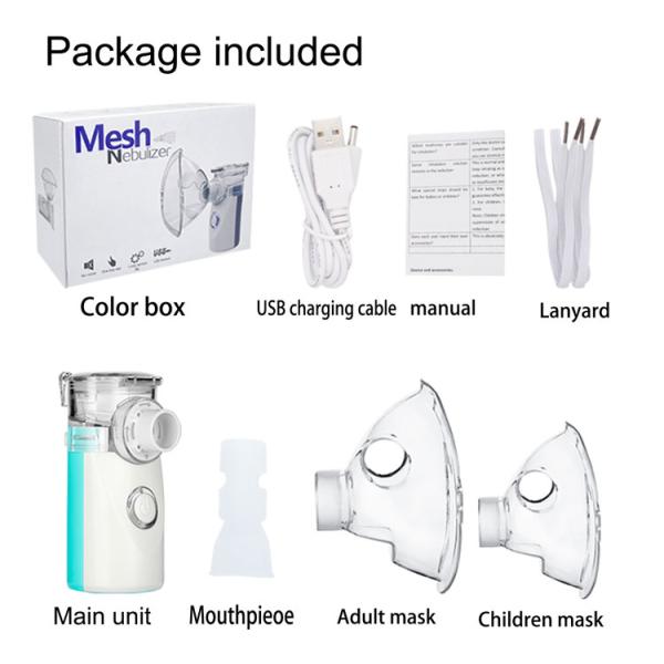 Healthcare Mini Handheld Nebulizer For Asthma lightweight 5um particle