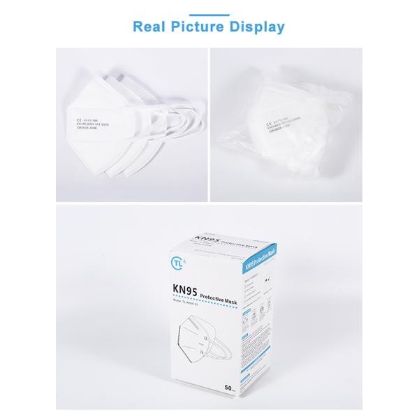 Stock CE EN149 FFP2 kn95 5 layer face mask disposable