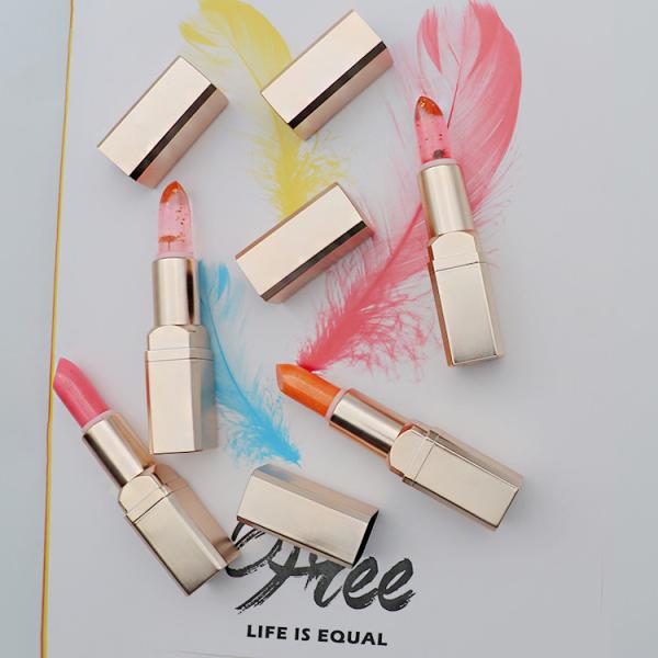 Plant IOS Transparent 2.5g Color Changing Lipstick 8*2cm