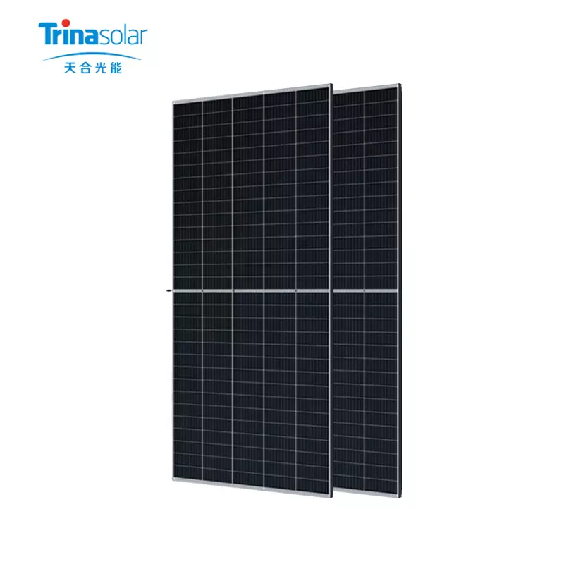 500w Trina Monocrystalline Solar Panels 166x166mm 150 Cell Module For Solar Power Generation System