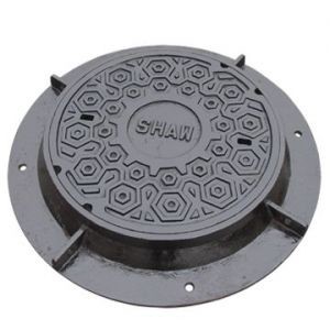 Buy cheap Municipal Construction Watertight Grey Cast Iron Casting Manhole Cover With from wholesalers