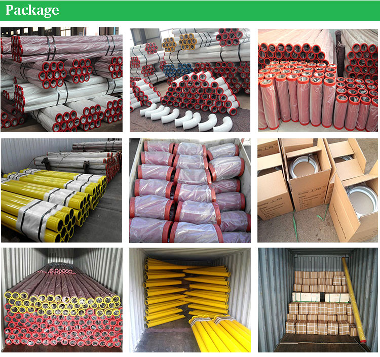 thickness 10mm Concrete Pump Reducer Pipe DN175-150 DN150-125