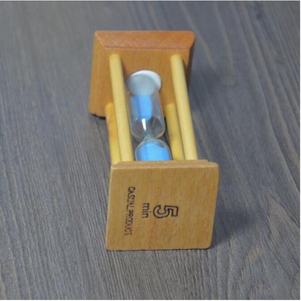 Novelty Mini Wood Sand Timer Hourglass With 3 Minutes,For Home And Restaurant Decoration