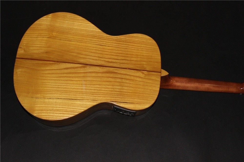 AAAA all Solid imported melburry wood OOO15 body custom guitar acoustic electric guitar