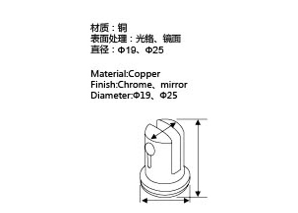 Shower Room Glass Door Fitting Furniture Decoration With Chrome Plated Surface Finish